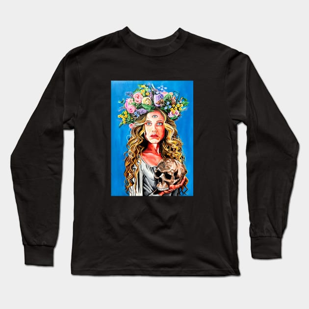 THE MAY QUEEN Long Sleeve T-Shirt by OLIVER HASSELL